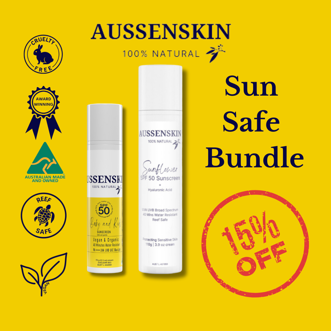 Sun Safe Essentials Bundle – Baby & Kids SPF50 + Sunflower SPF50 for Ultimate Protection